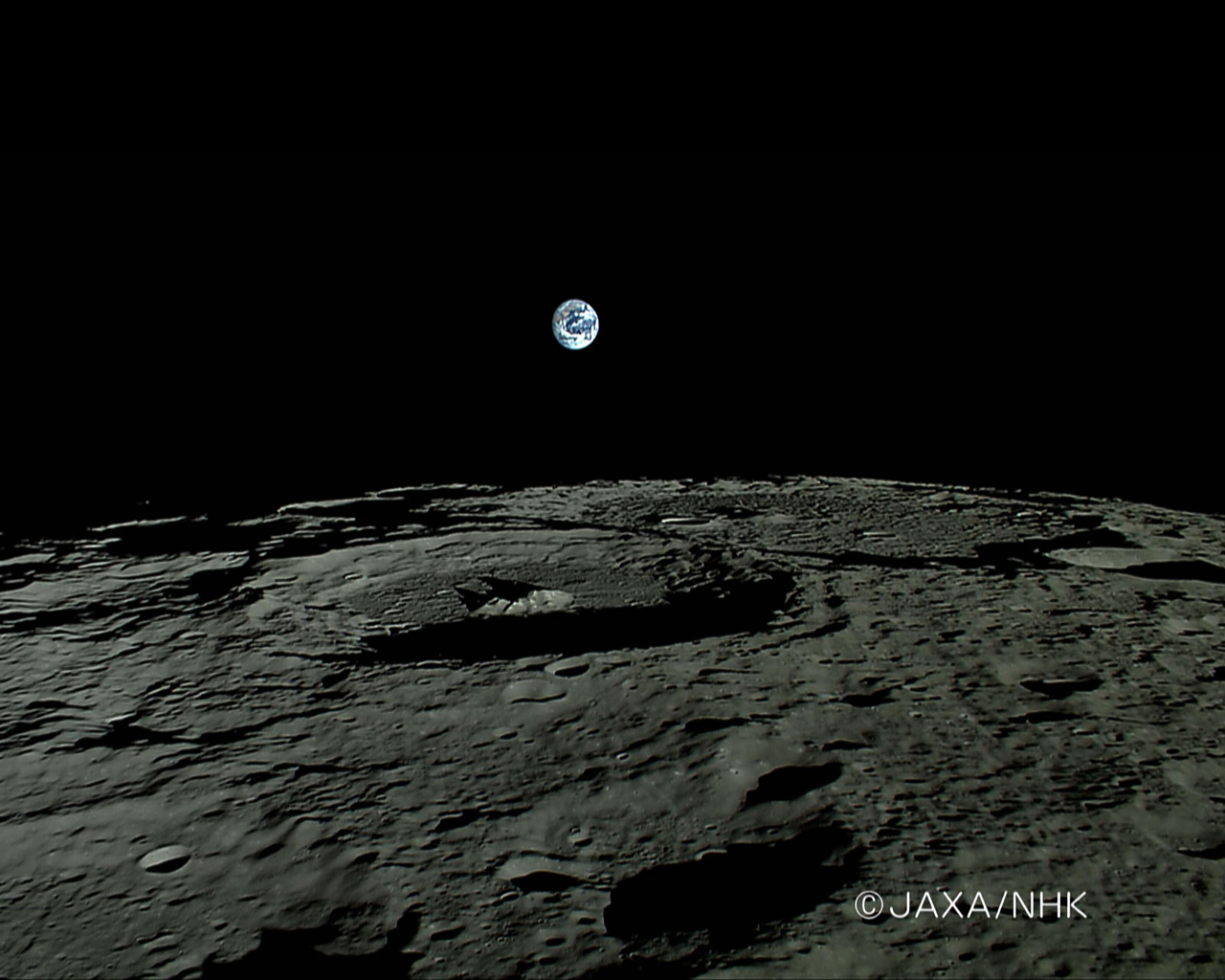 月周回衛星 かぐや Selene ダウンロード 壁紙