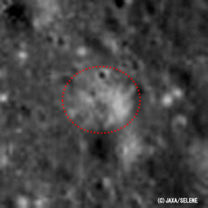 "halo" generated by the Apollo 15 lunar module engine exhaust plume